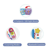 Kids Bluetooth Touch & Teach 108 Words Learning Book
