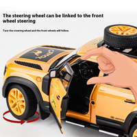 1:24 Diecast Land Rover Defender Modified Model