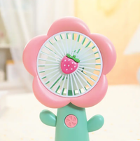 Rechargeable Mini Flower Themed Cooling Fan