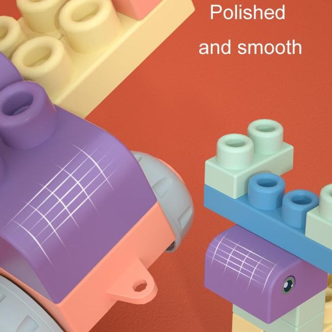 40Pcs Soft Rubber Building Blocks