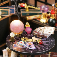 DIY Miniature Moon Magic Shop With LED Lights