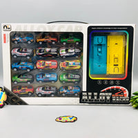 15Pcs Mini Alloy Cars With Launcher