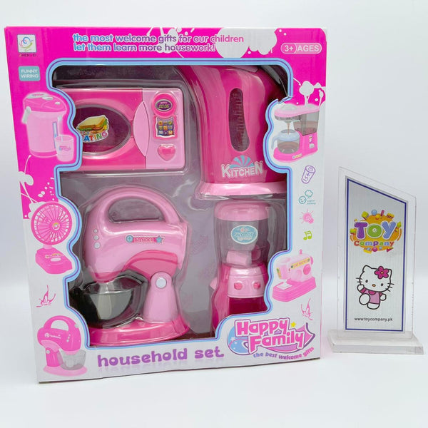 Happy Family Household Kitchen Set