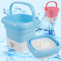 Portable Mini Washing Machine With Dryer Bucket