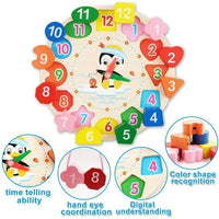Wooden Montessori Learning Digital Clock