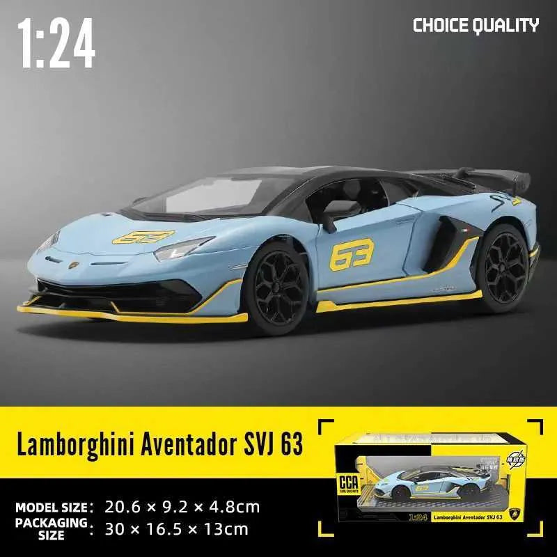 1:24 Diecast Lamborghini SVJ 63 Official Licensed Model