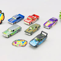 1:64 Mini Diecast Inertial Racing Cars - 6Pcs
