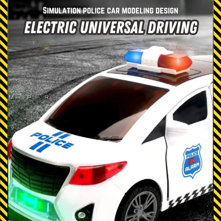 Electric Rotating Police Justice Van
