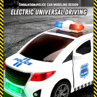 Electric Rotating Police Justice Van