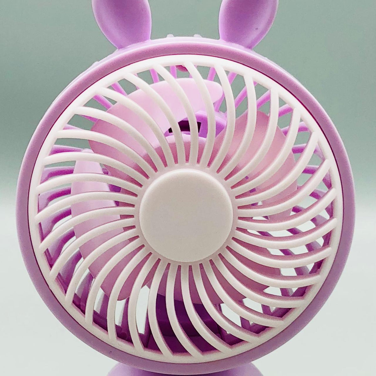 Rechargeable Mini Cartoon Rabbit Handheld Fan