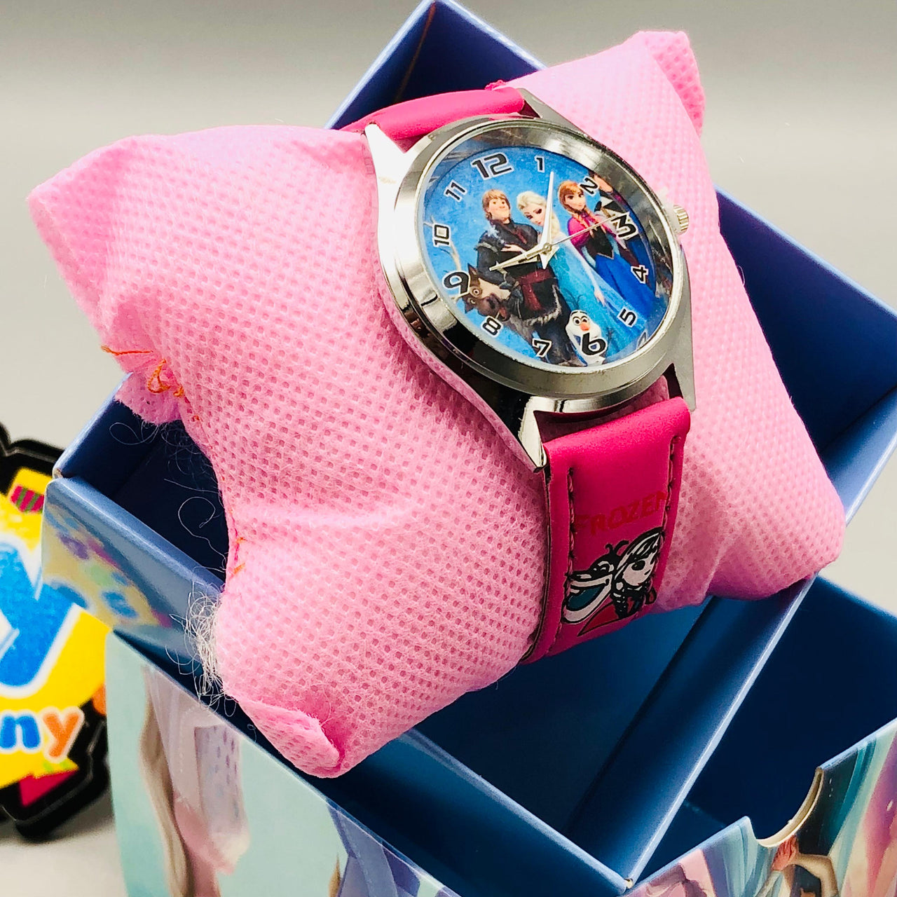 Frozen Themed Kids Stainless Steel Frame Watch