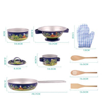 Stainless Steel Colorful Cookware Kitchen Set