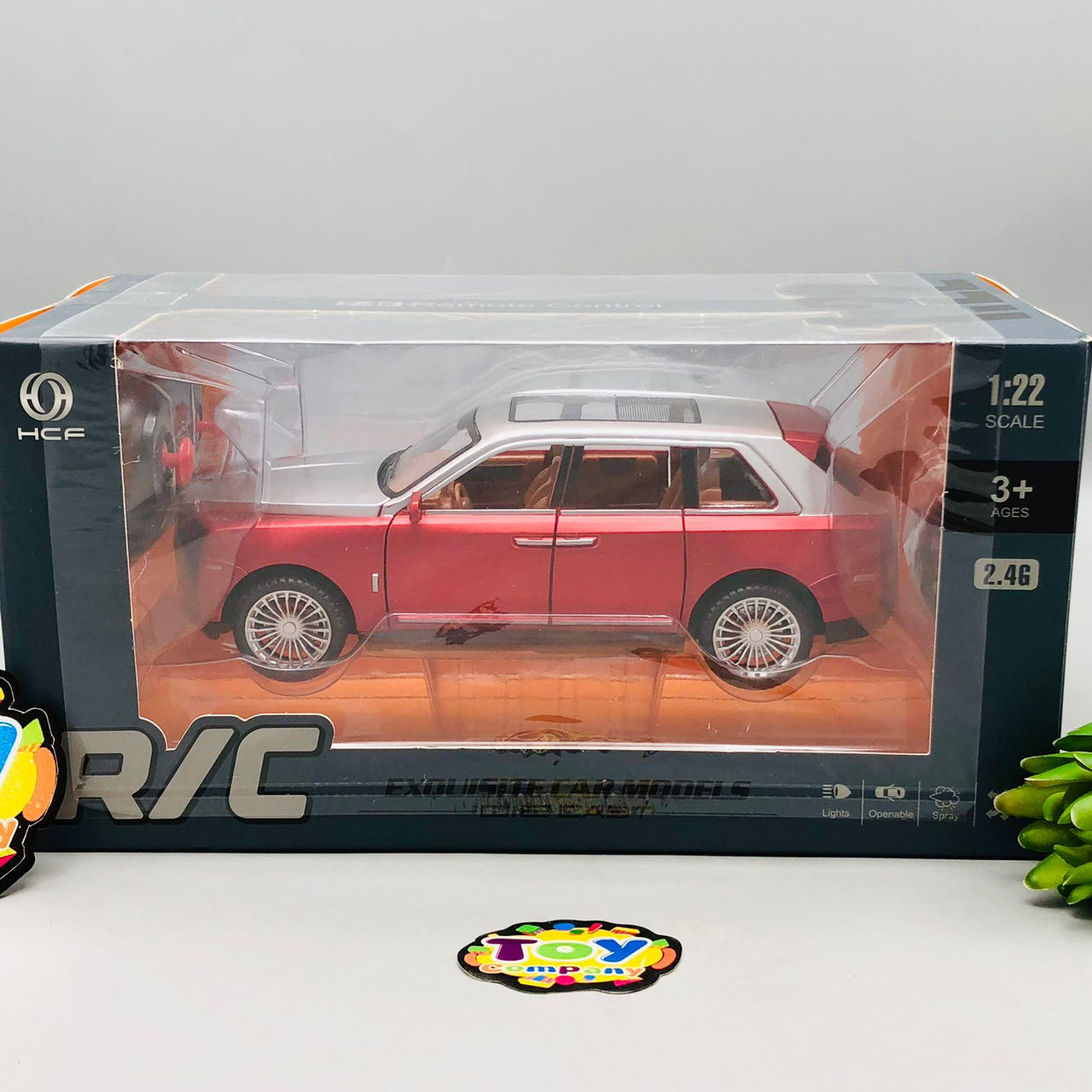 1:22 RC Diecast Rolls Royce Model Car With Smoke