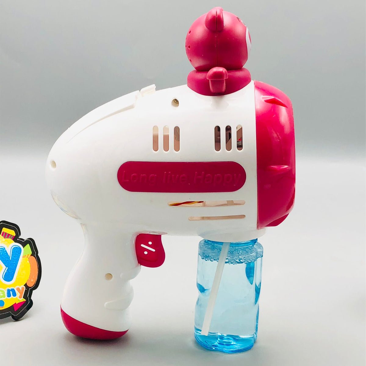 Battery Operated Bear Colorful Bubble Gun