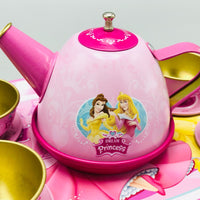 14Pcs Princess Metal Tea Set For Kids