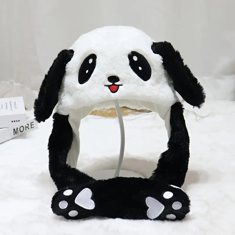 Premium Kids Panda Ear Flapping Cap