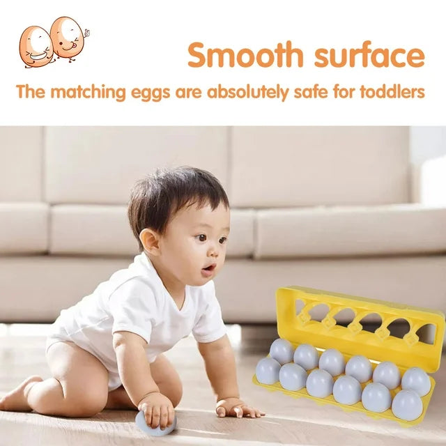 12Pcs Match Smart Eggs-Toy