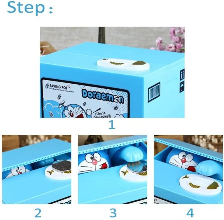 Doraemon Money Box Coin Saving Pot