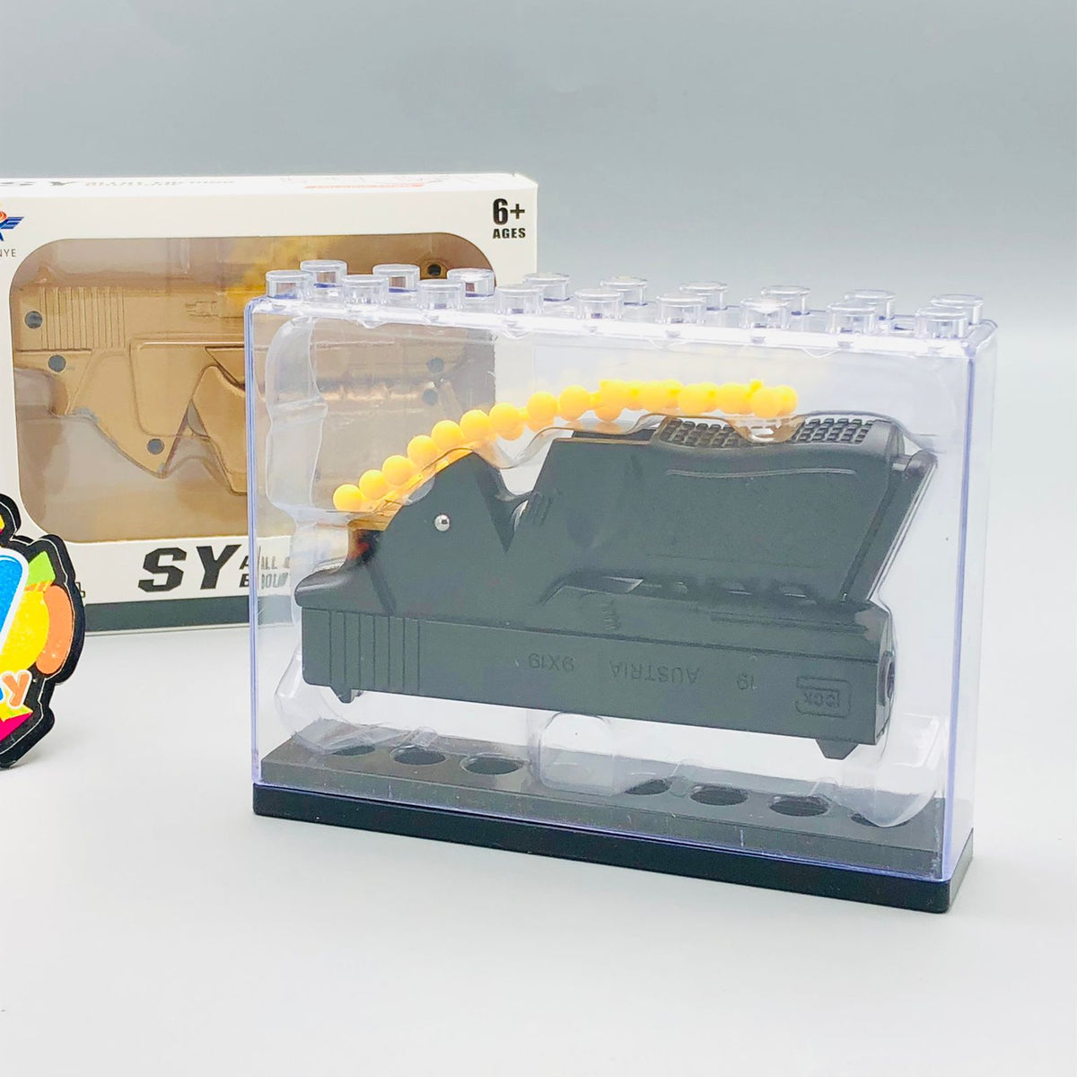 Mini Alloy Foldable Manual Target Gun With Soft Pellets