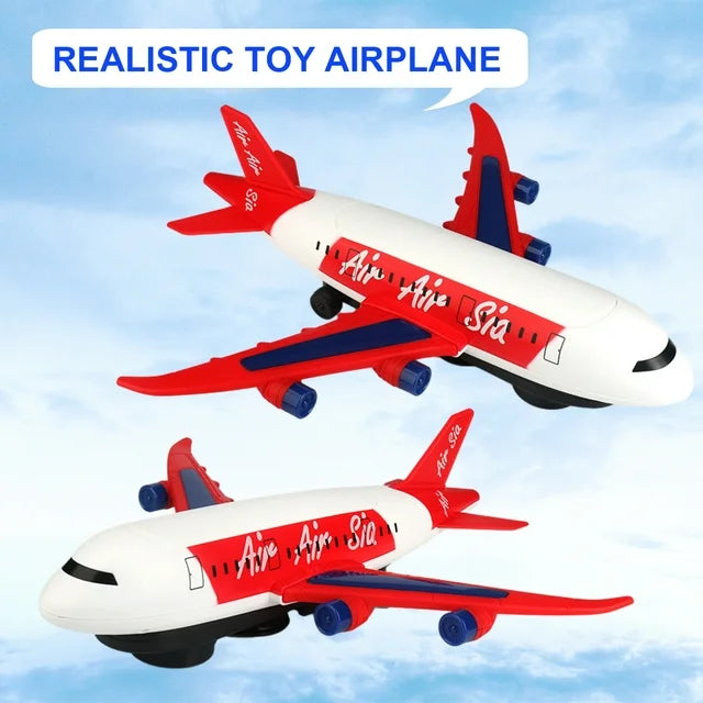Battery Operated Airliner Toy With Light & Sound
