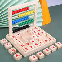 Wooden Abacus Study Calculation Blocks