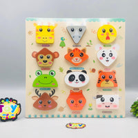 Wooden Mathematical Shapes Board With Names