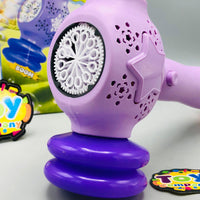 12 Holes Unicorn Hammer Themed Colorful Bubble Stick