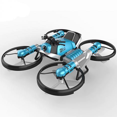 R/C Rechargeable LEAP Motorcycle/Quad-copter