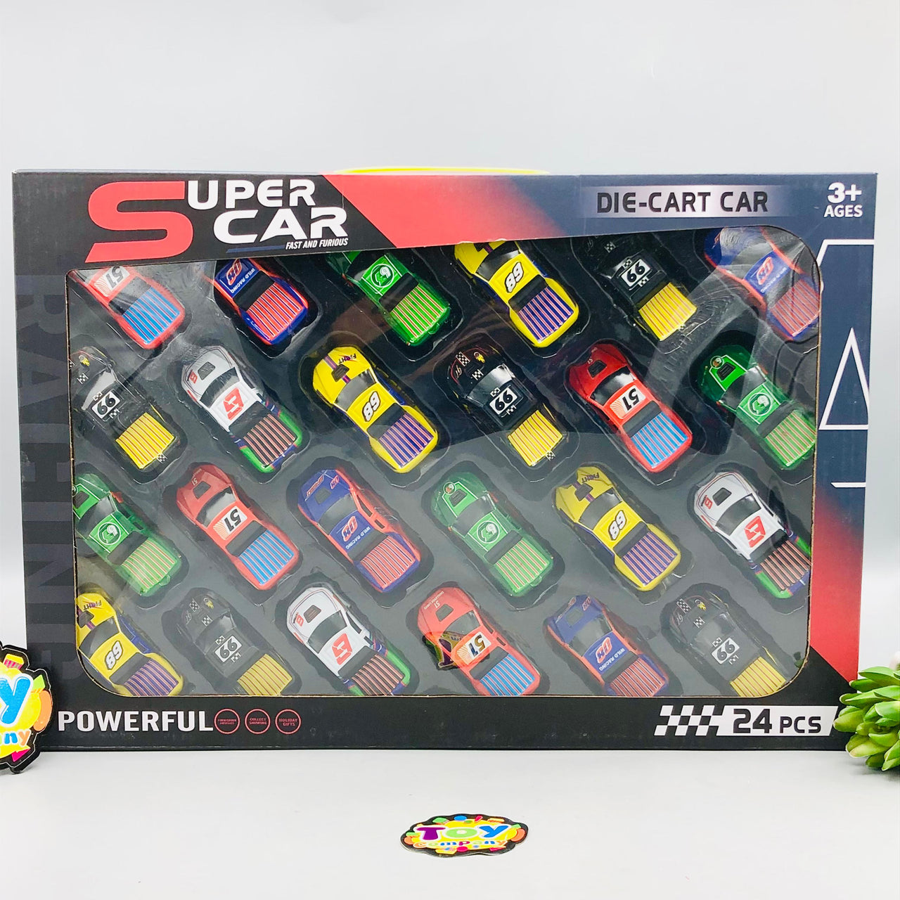 24Pcs Diecast Pullback Mini Racing Cars