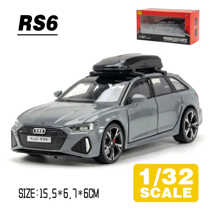 1:32 Diecast Metal Audi RS6 Model Car