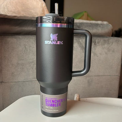 Original Stanley Insulated Tumbler With Straw - Black