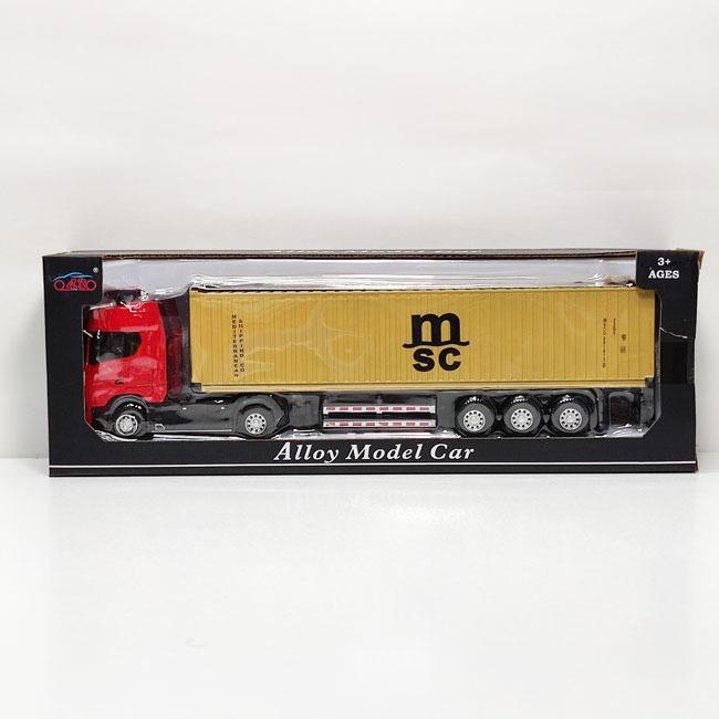 1:36 Diecast Metal Scania Transport Container Truck