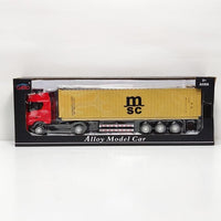 1:36 Diecast Metal Scania Transport Container Truck
