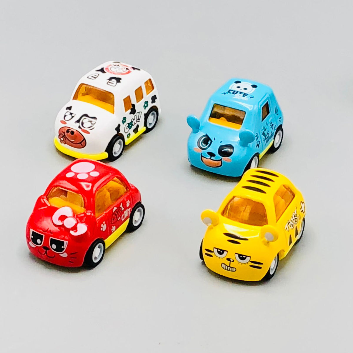 Diecast Friction Cute Animal Theme Car - Assortment