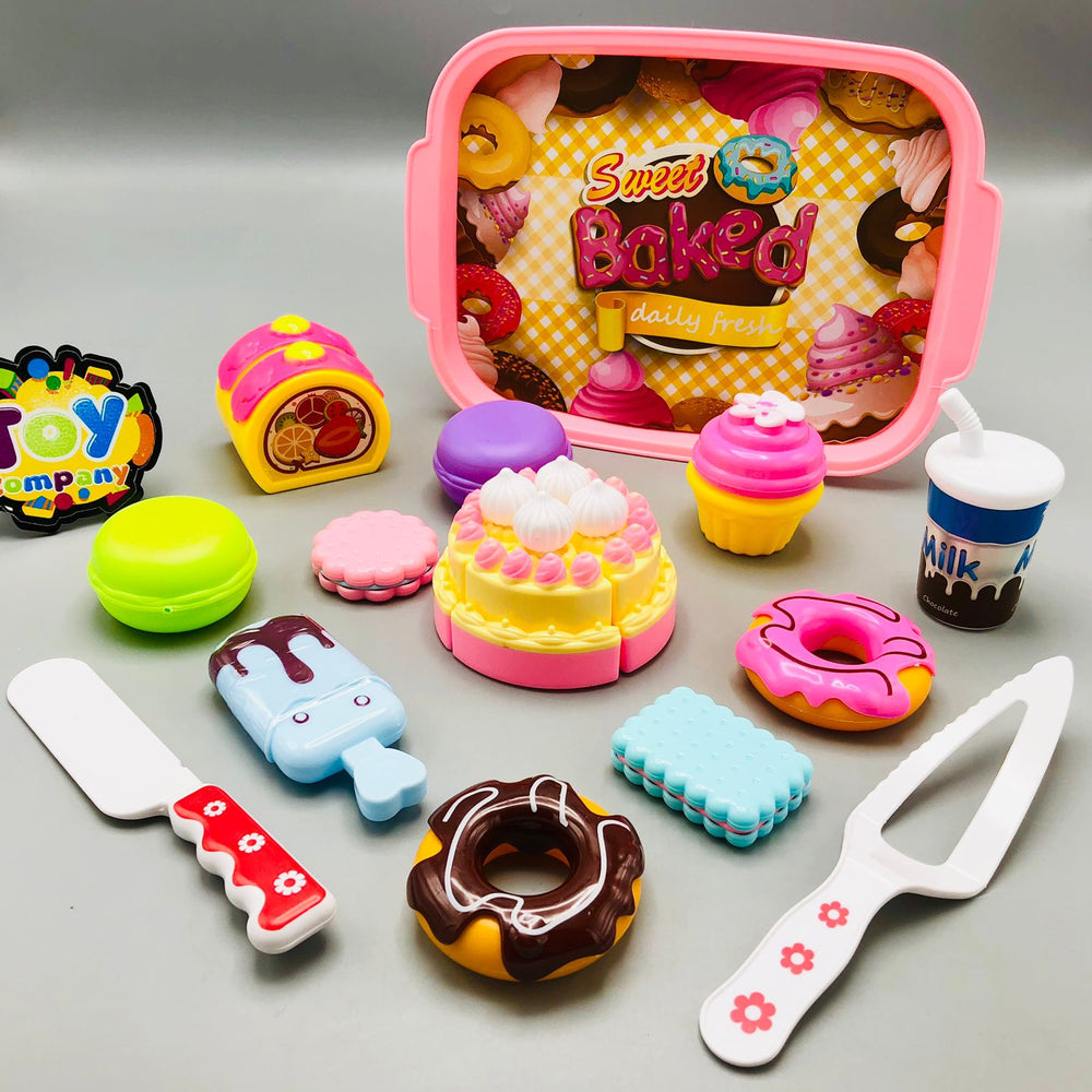 Pretend Play Dessert Cutting Toy Set - Assortment