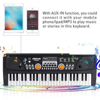 49 Keys BigFun Electronic Keyboard With Microphone