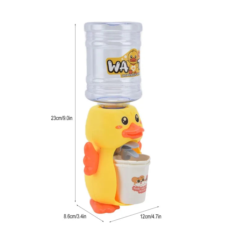 Cute Duck Water Dispenser With Disposable Glass