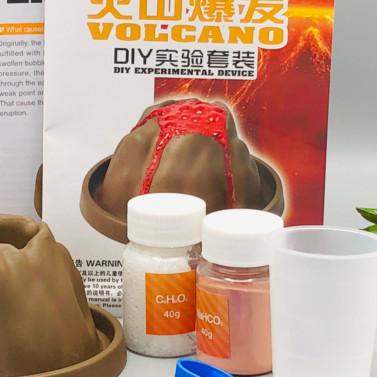 DIY Volcano Eruption Experimental Device