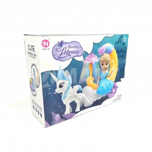 Electric Sofia Moon Carriage Toy With Light & Music