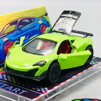 1:64 Diecast McLaren With Acrylic Display Box - Green