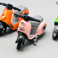 4Pcs Mini Diecast Vespa Models