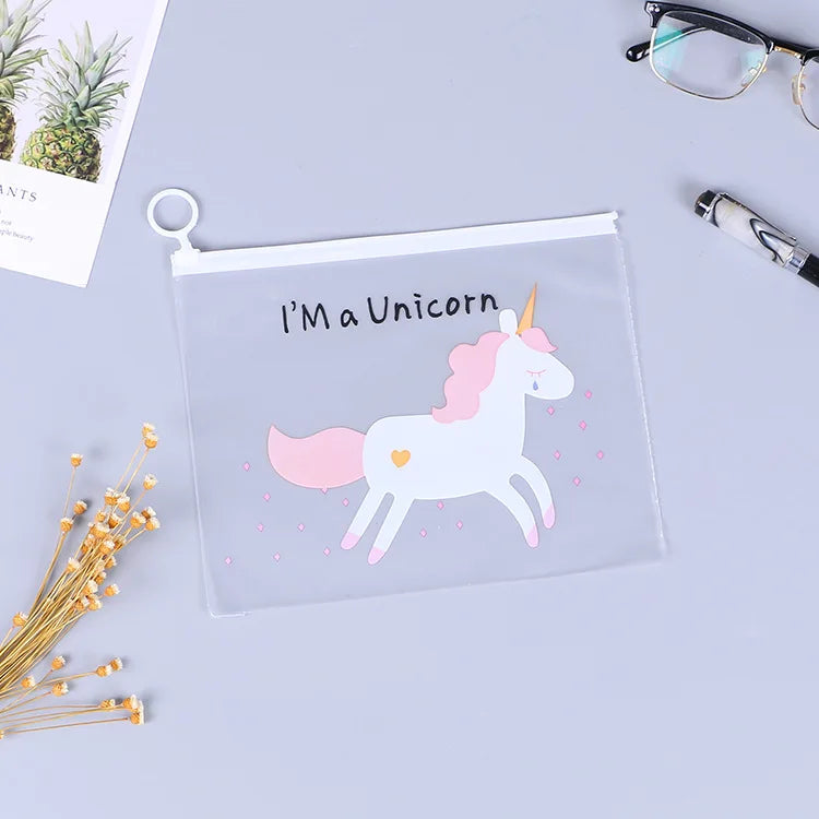 Magical Unicorn Transparent Pouch - Assortment
