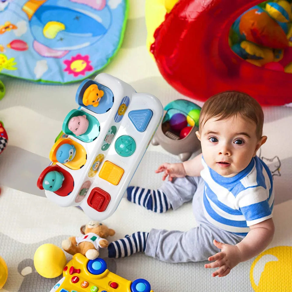 Huanger Pop-up Animals Activity Toy
