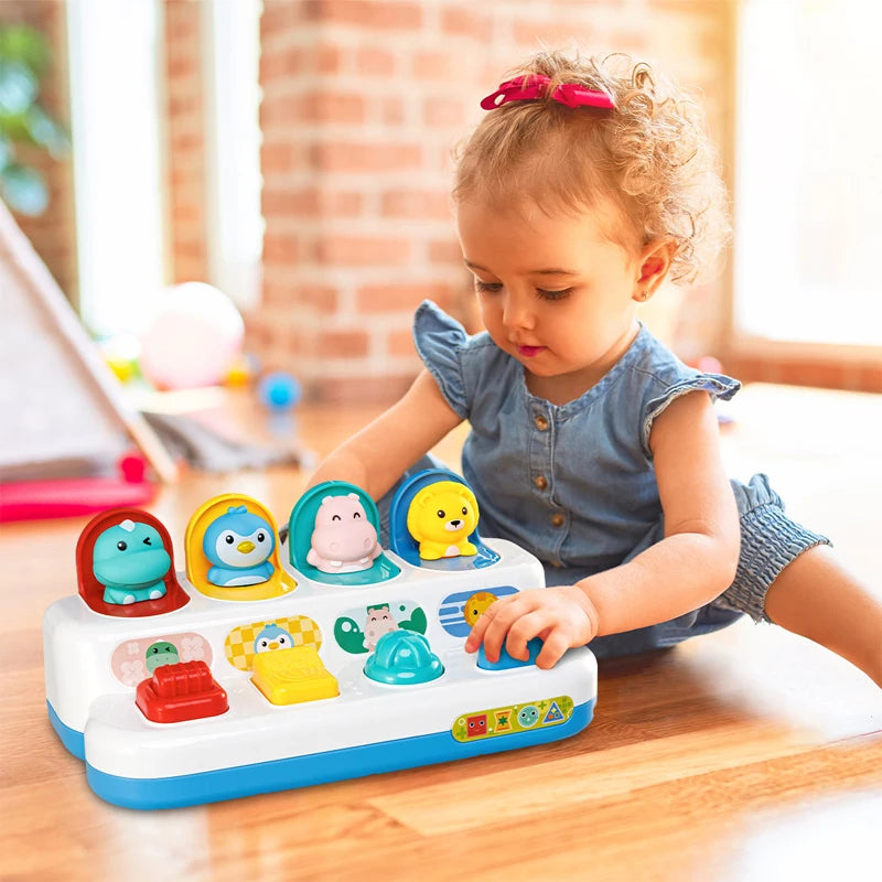 Huanger Pop-up Animals Activity Toy