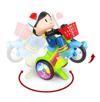 Boy Stunt Tricycle Model Toy Car