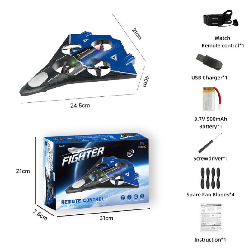 2.4GHz Gesture Sensing Fighter Jet