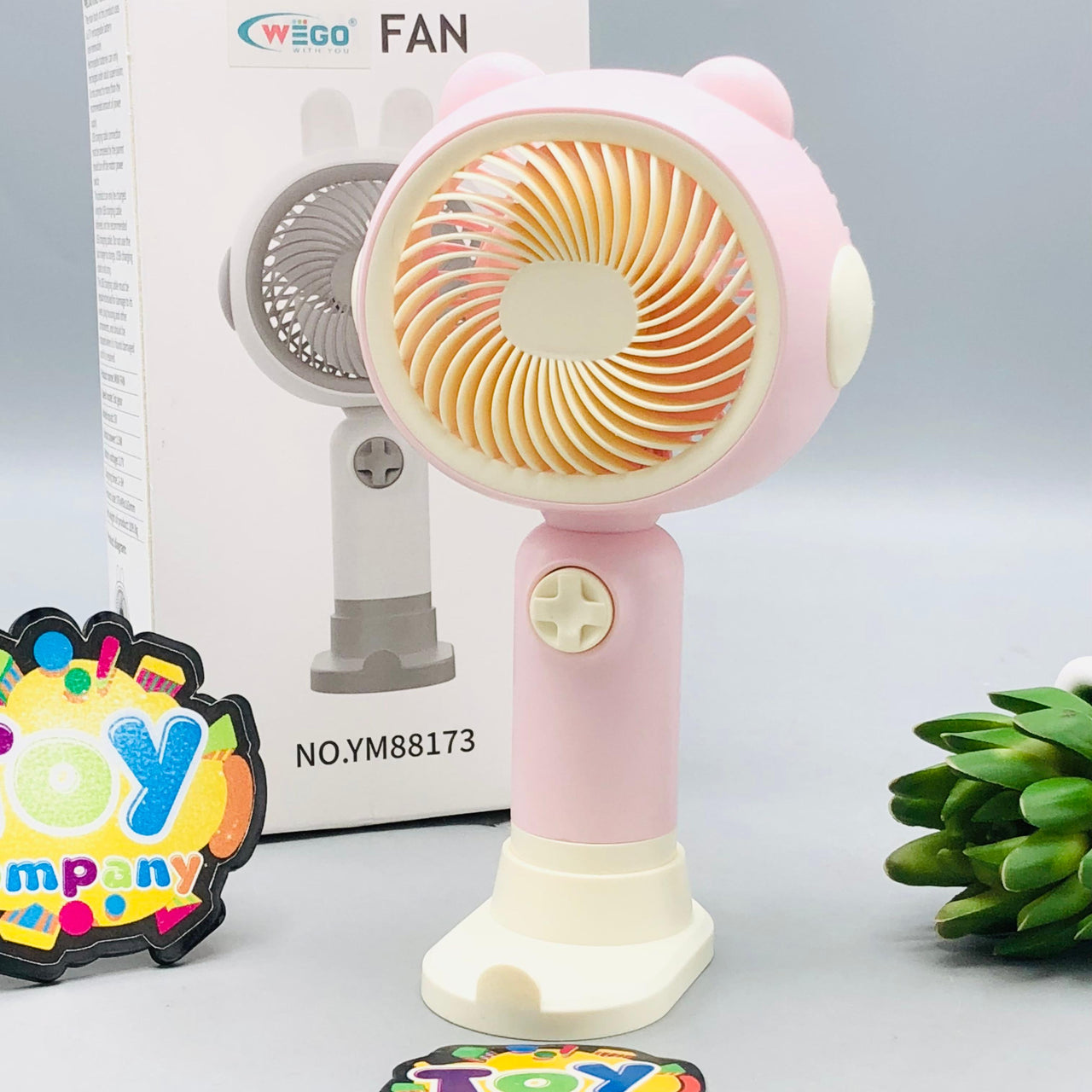 6.5" Mini Rechargeable Cute Handheld Fan