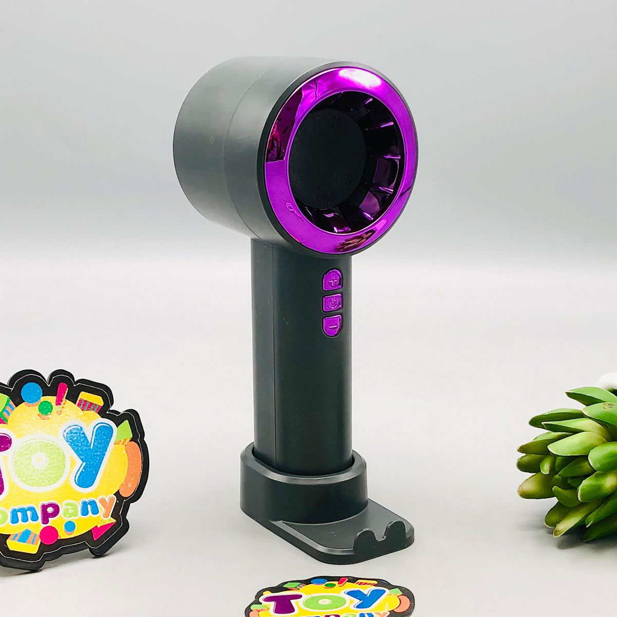 6.5" Rechargeable Circular Digital Display Mini Cooling Fan