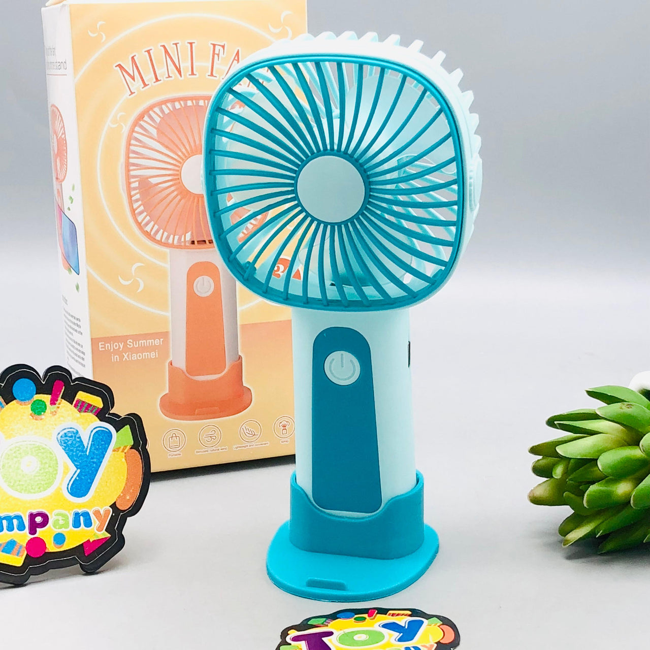 6.5" Rechargeable Enjoy Summer Handheld & Tabletop Cooling Fan