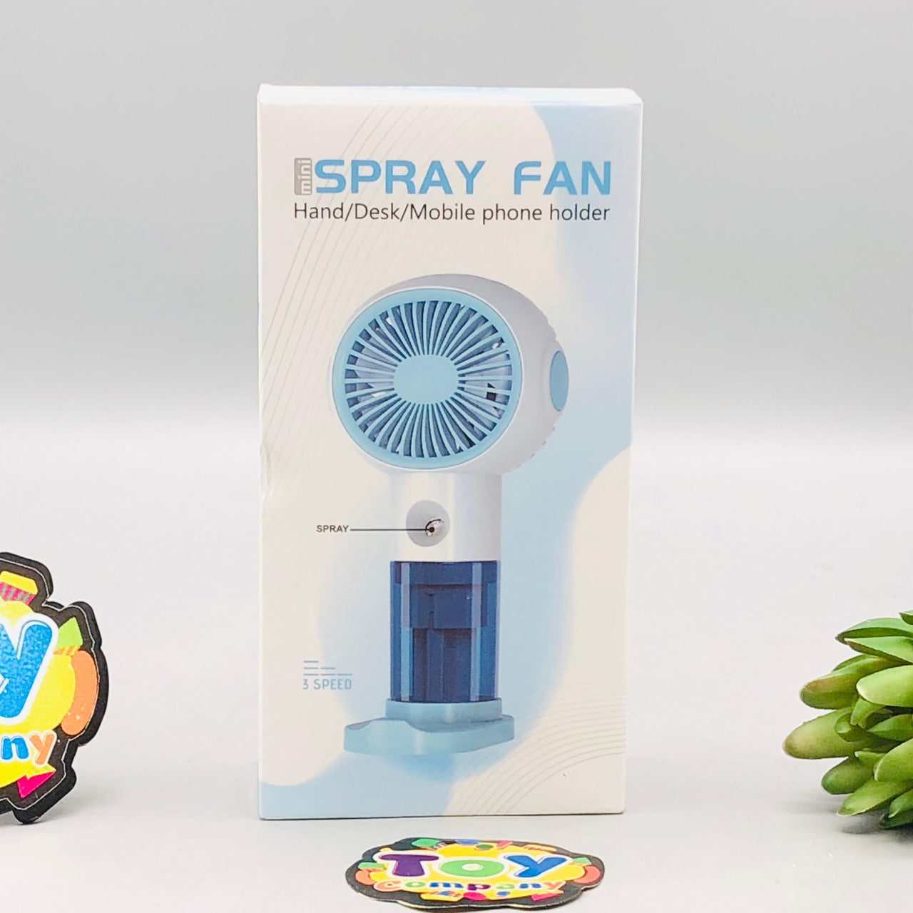 6.5" Rechargeable Kuromi Mist Spray Cooling Fan